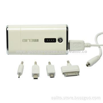 Power Bank with 6,600mAh Capacity and LED Indicator